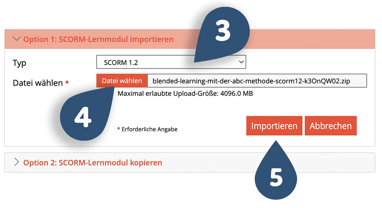 ZIP-Datei hochladen