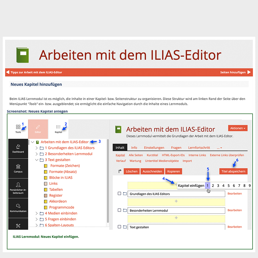 Open LERN-MODUL // »How to?« mit dem ILIAS-Editor