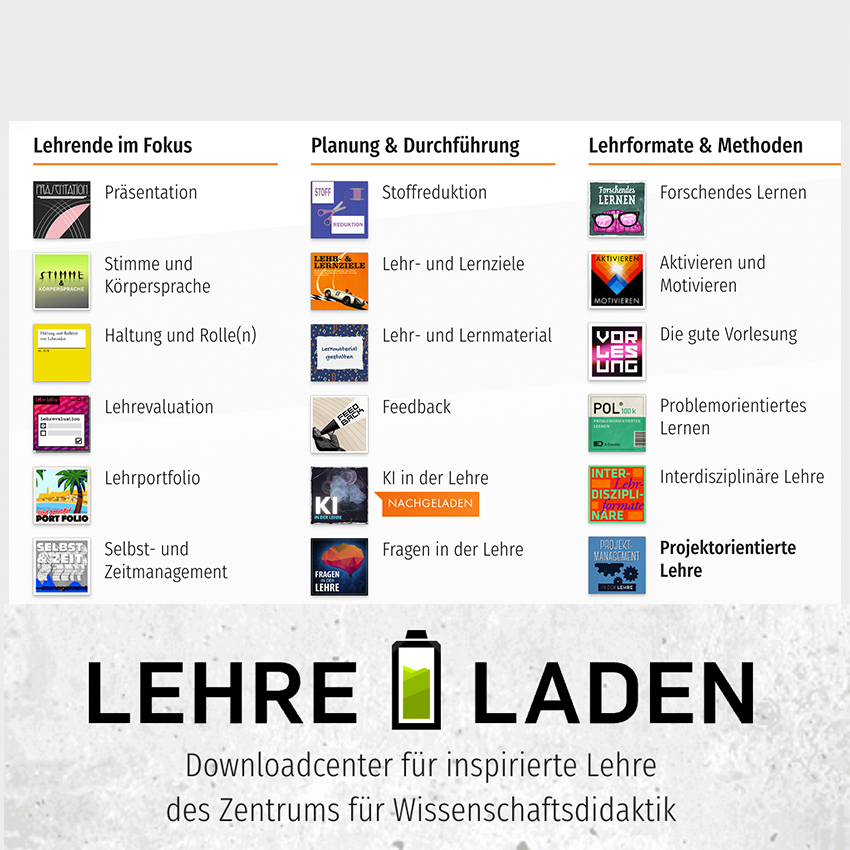 Open lehreladen.rub.de // Informations-Portal für inspirierende Lehre
